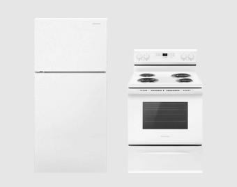 View 19 cu. ft.Refrigerator & 4.8 cu. ft. Electric Stove